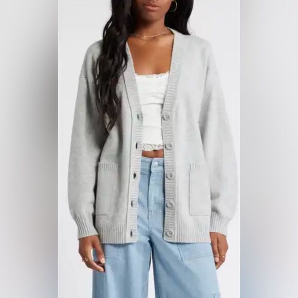 NWOT. BP. Fuzzy Cardigan. Women's Ivory Dove. Size XXS. - Picture 1 of 10